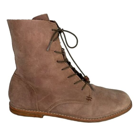 OluKai Shoes - OLUKAI 20151 WOMEN'S 'O LAILA LEATHER LOW LACE UP FOLDABLE BOOTS Tan US 9.5